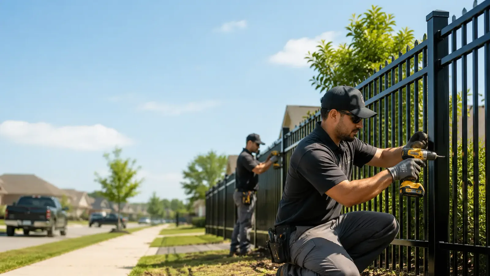 Metal Fence Installation in Addis, LA